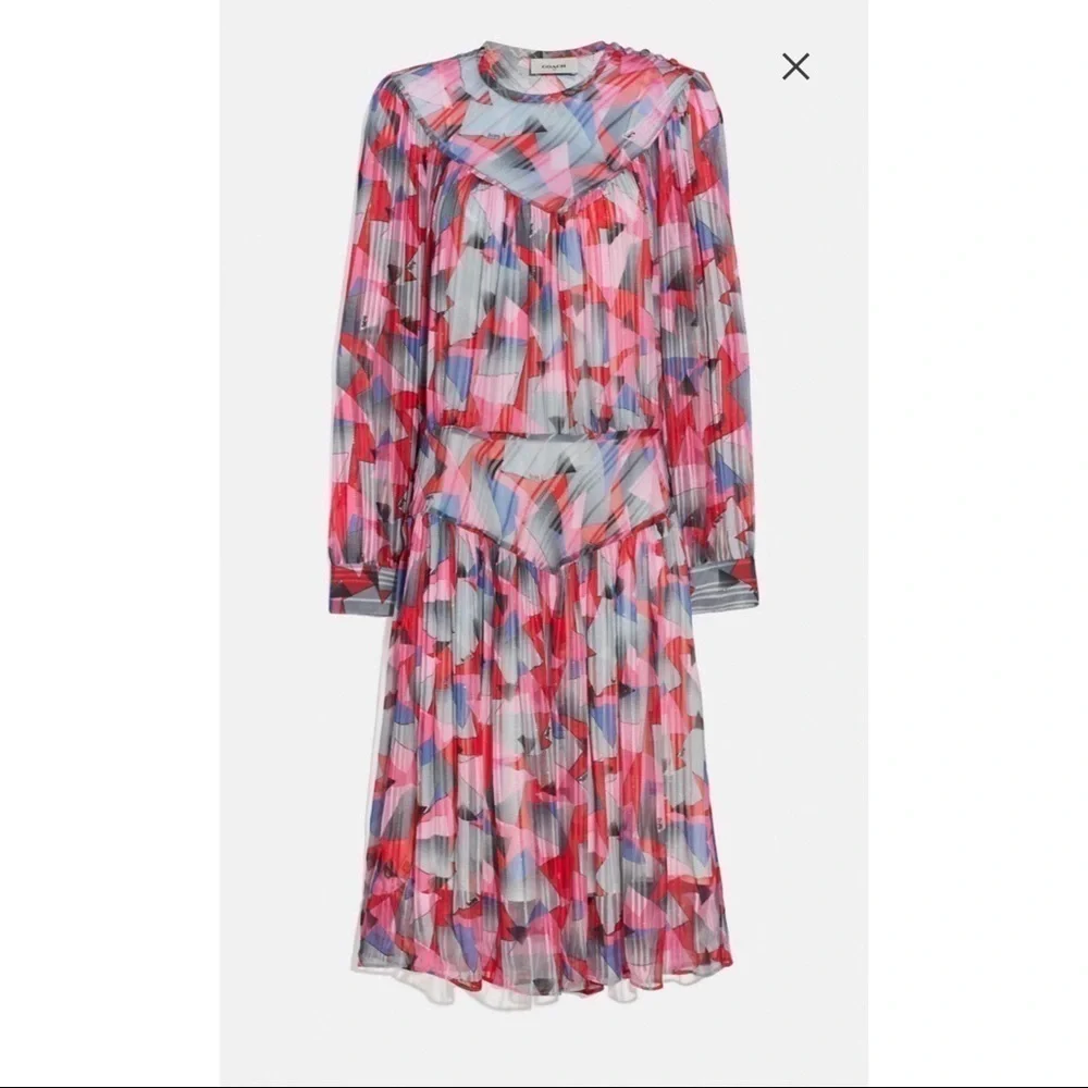 NWT COACH Geo Yoke Dress Size 00